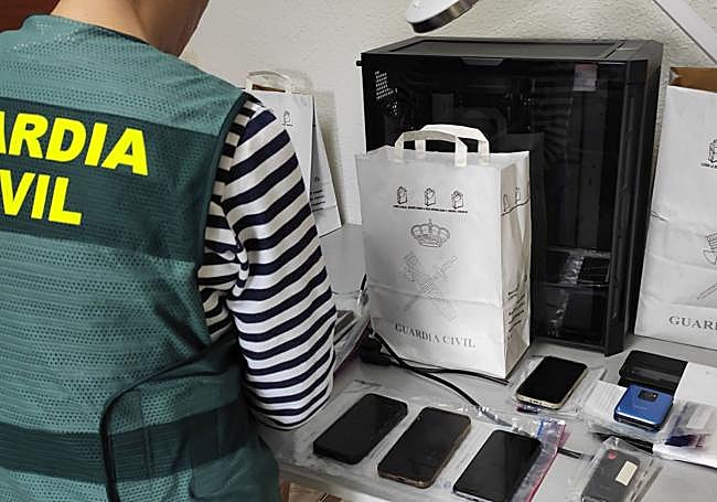 Incautación de la Guardia Civil.