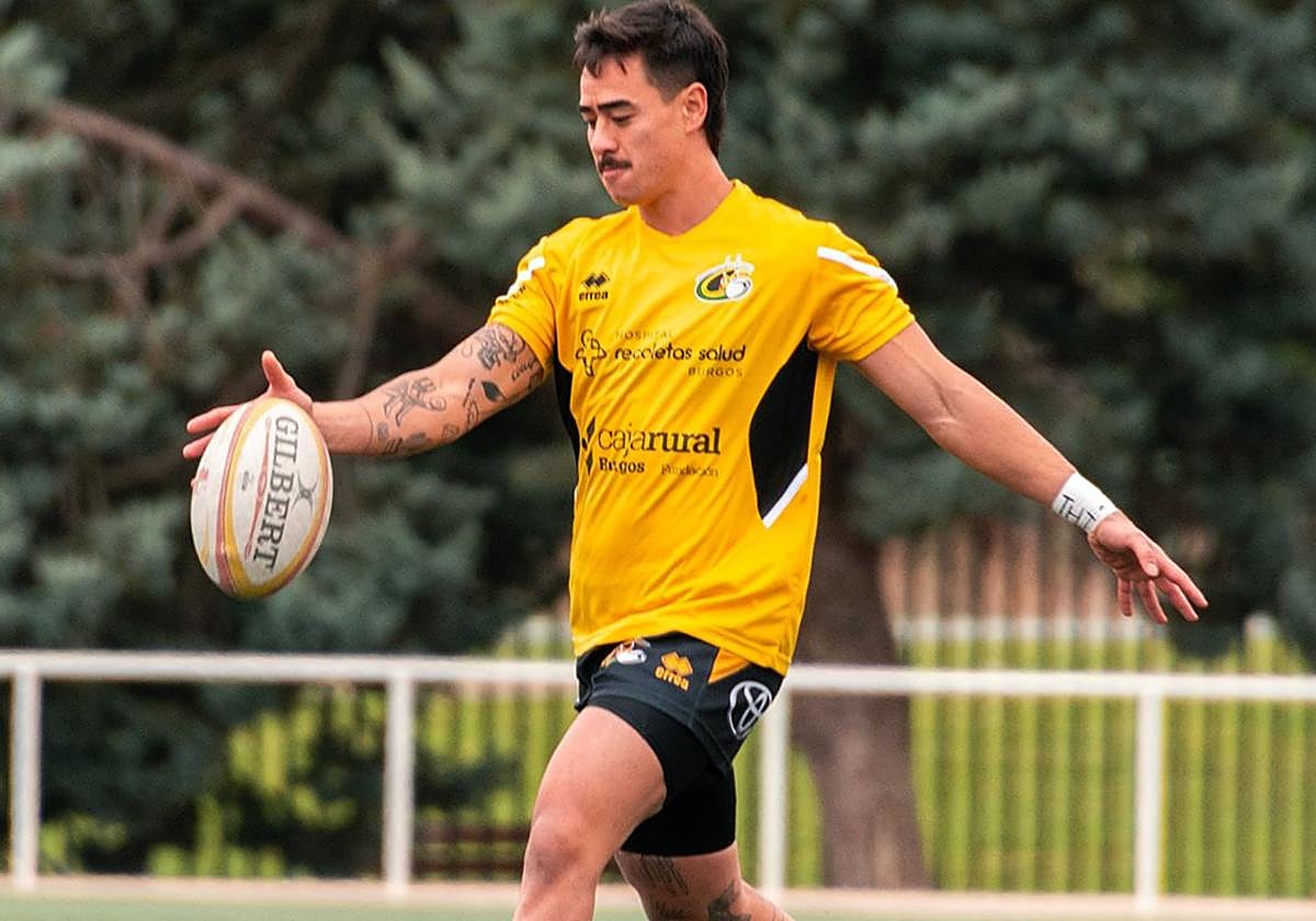 Imagen del entrenamiento de los jugadores del Recoletas Burgos Caja Rural.