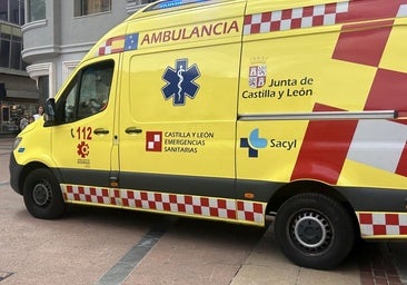 Herida una mujer al ser atropellada por un coche que daba marcha atrás en Burgos