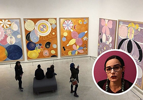 Muestra de Hilda Af Klint en Bilbao.