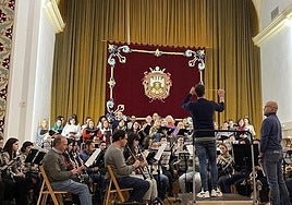 Ensayo de la Banda Ciudad de Burgos.