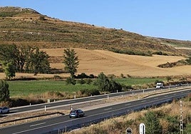 AP-1 a su paso por Quintanavides, en Burgos.