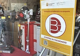 Cartel de la campaña de bonos al consumo 2025 de Burgos.