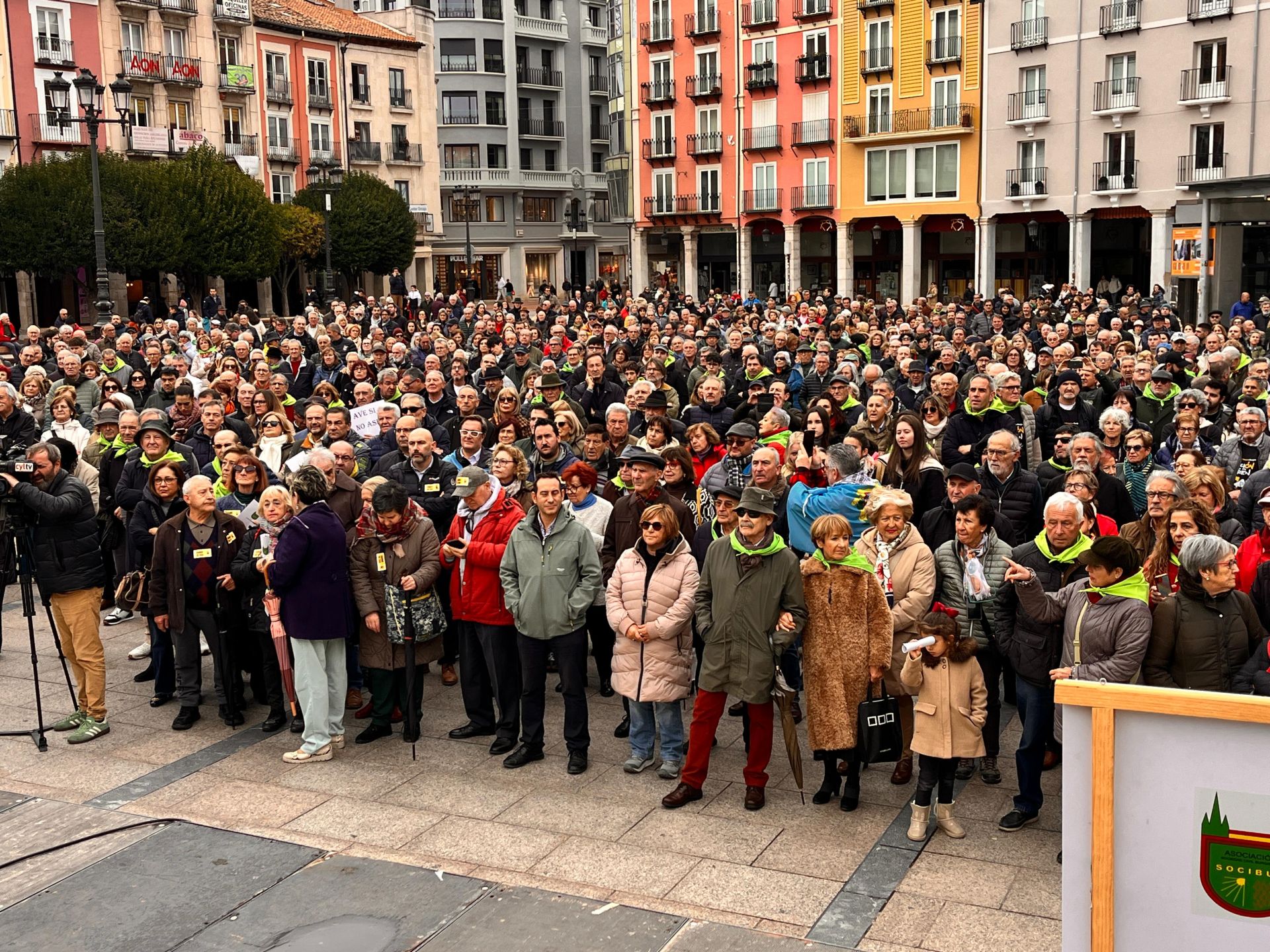 Así ha sido en imágenes la protesta por la reapertura del Tren Directo