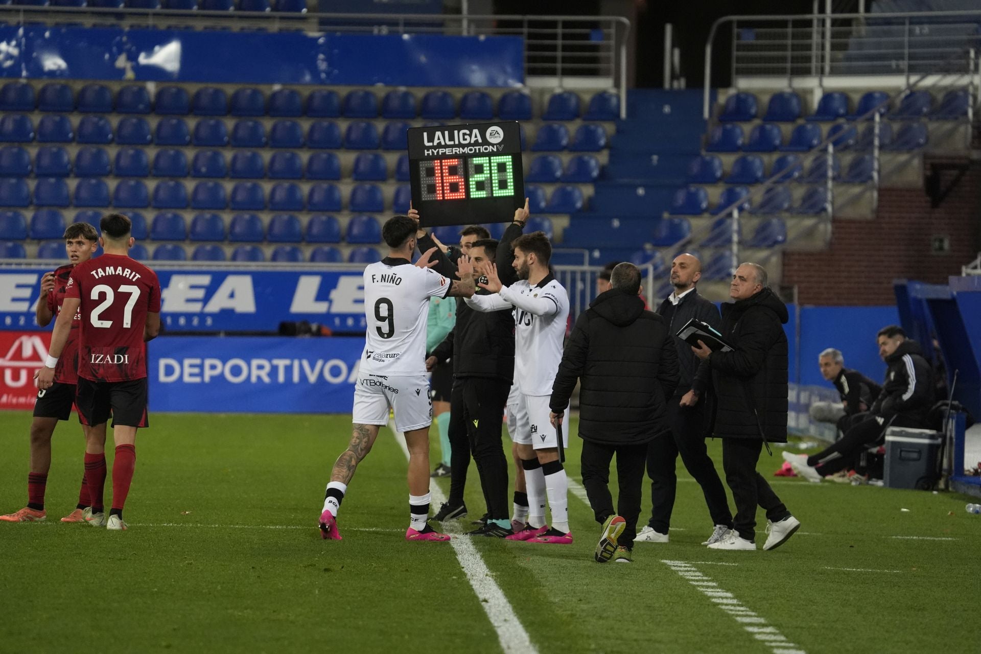 Todas las imágenes del derbi burgalés entre el Mirandés y el Burgos