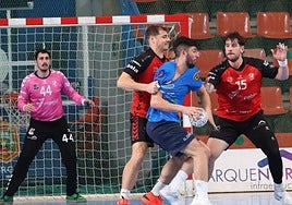 Imagen de un momento del partido.