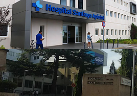 Imagen de los dos hospitales, el de Aranda de Duero y Mirande de Ebro