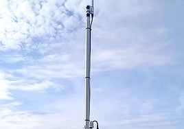 Antena destinada a la telelectura de los contadores.