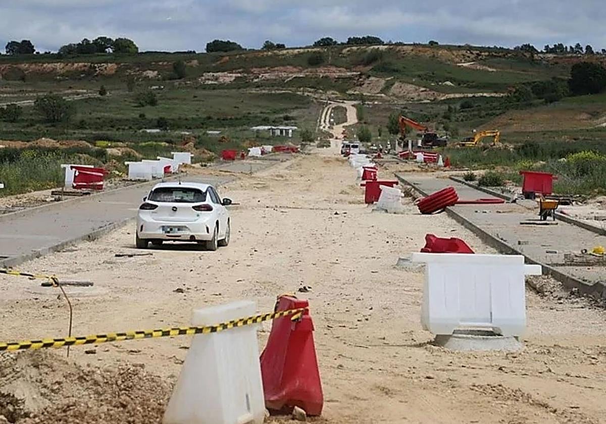 Obras en el Parque Tecnológico de Burgos.