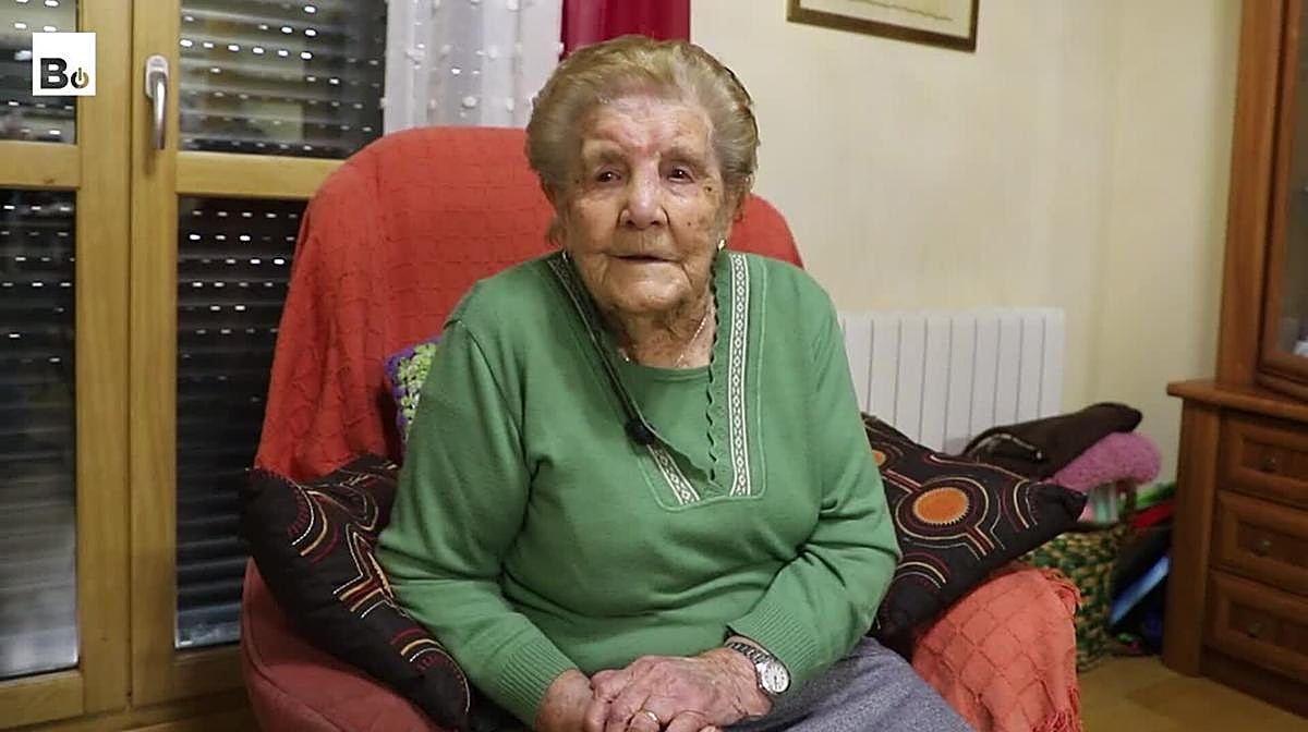 Así es la vida de Teresa García, una burgalesa de 100 años