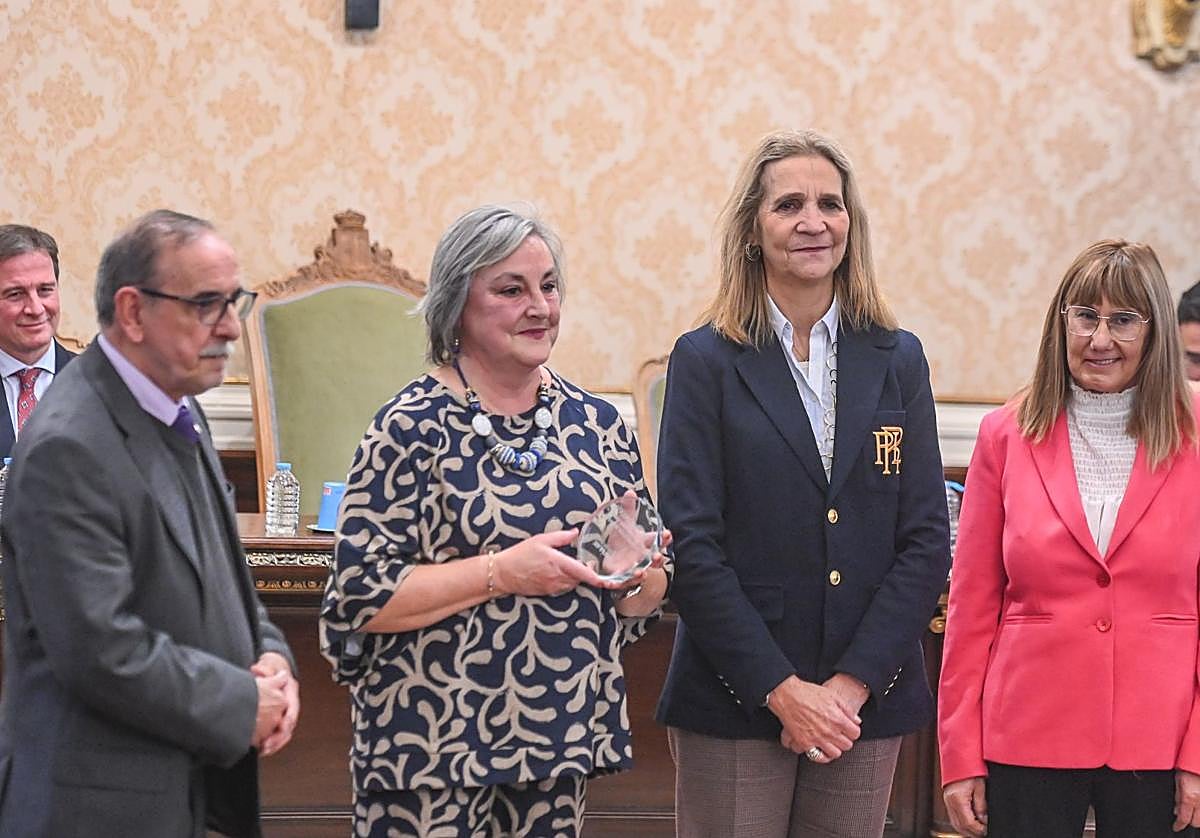 La infanta Elena este miércoles en Burgos.