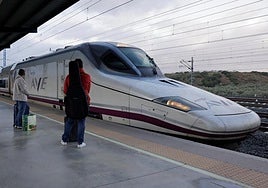 Imagen de un tren de Alta Velocidad de Renfe.