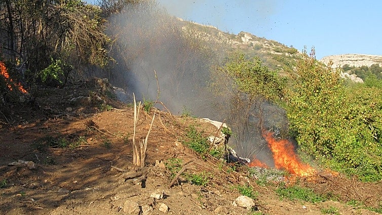 A disposición judicial en Burgos por provocar un incendio con una barbacoa