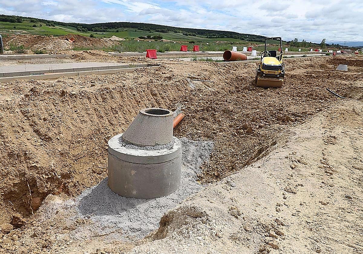 Imagen de archivo de las obras del Parque Tecnológico de Burgos.