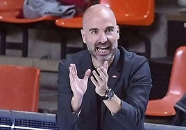 Jordi Juste, técnico del Tizona.