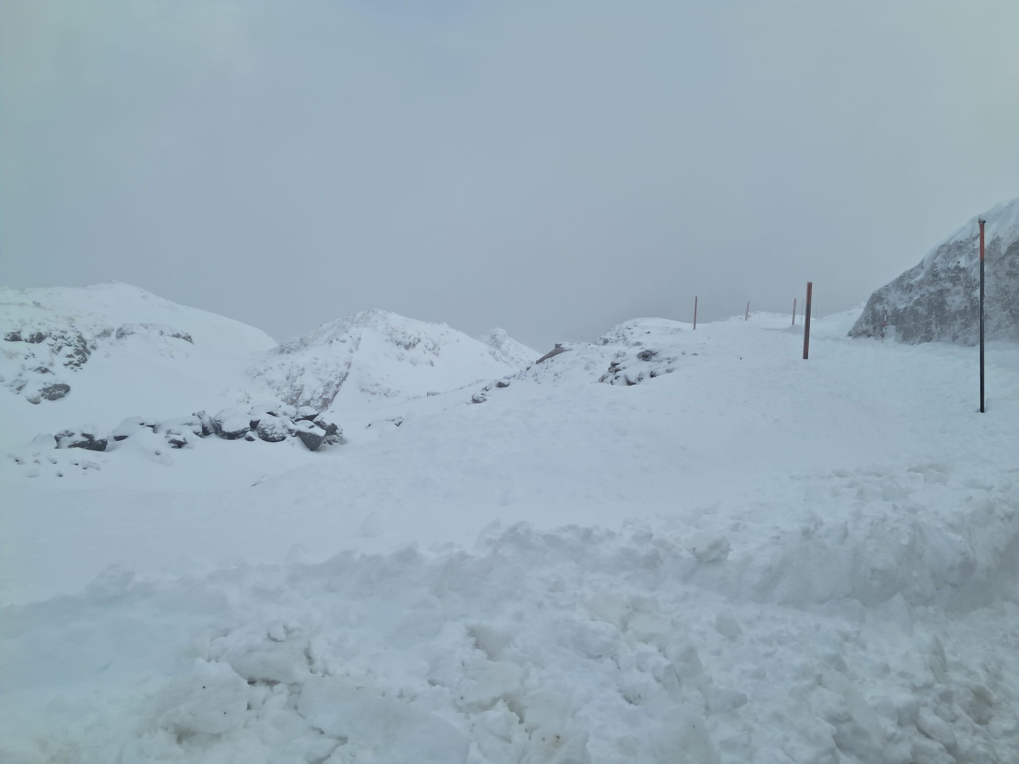 Las imágenes de la nieve que ha caído en Burgos
