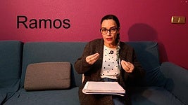 La historiadora de arte, Elena Rodríguez, explica el origen del apellido Ramos.