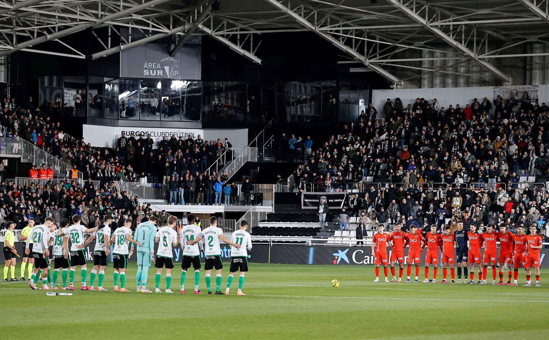 La derrota del Burgos CF frente al Racing, en imágenes