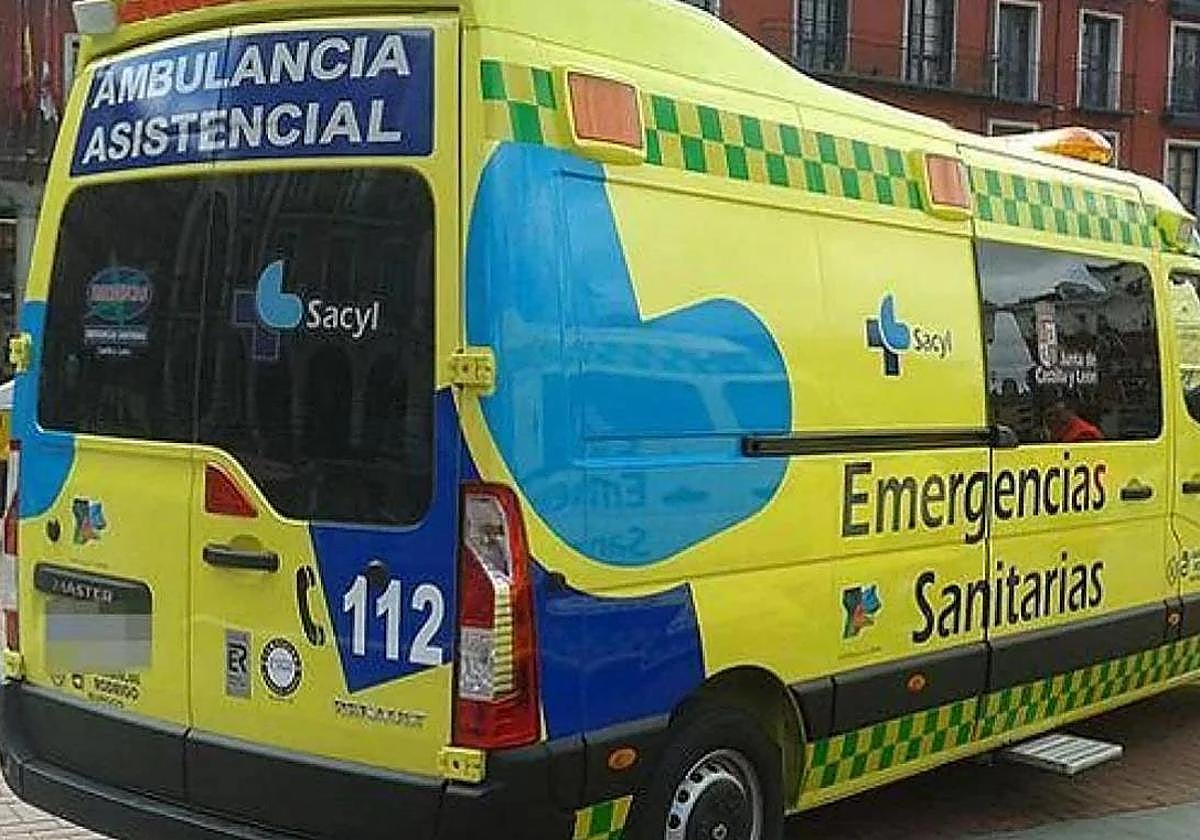 Ambulancia del Sacyl.