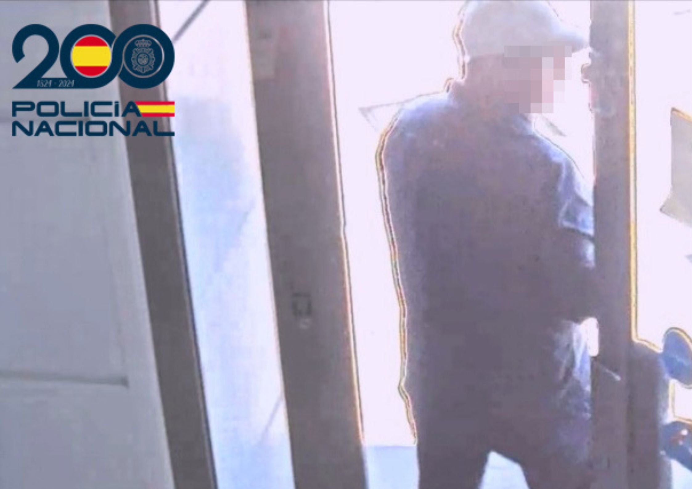 Imágen de la persona detenida.