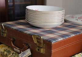 Imagen de archivo de un mercado efímero en Burgos.