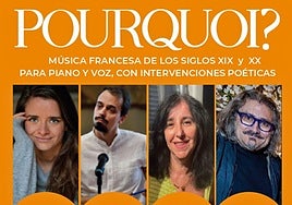 El ciclo Literatura en Música continúa en Burgos con música francesa de los siglos XIX y XX