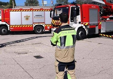 Intoxicado un hombre en el incendio de su vivienda en un pueblo del Alfoz de Burgos