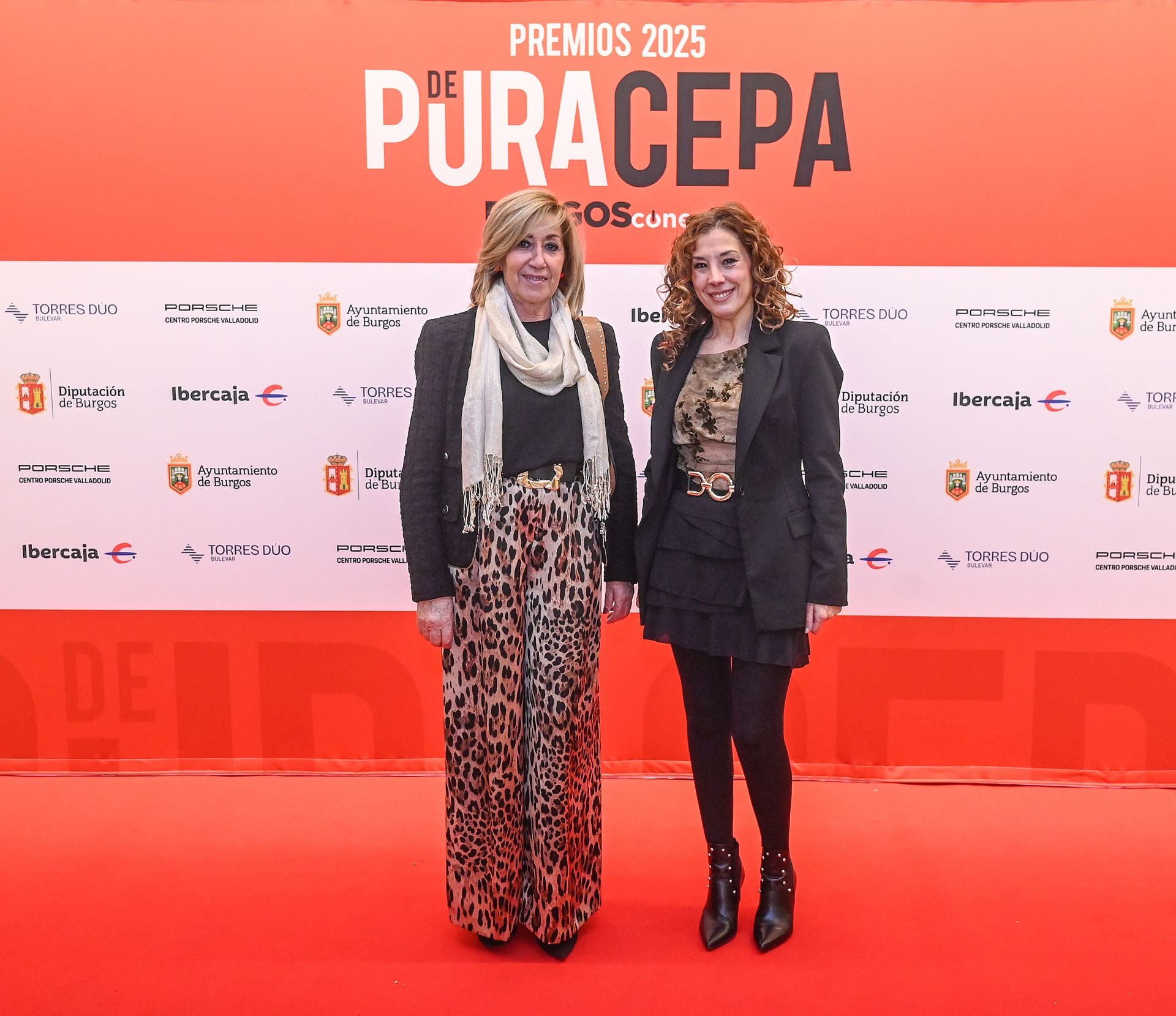 Purificación Rueda, diputada provincial de Burgos y Virginia Jiménez, procuradora en las Cortes de Castilla y León.