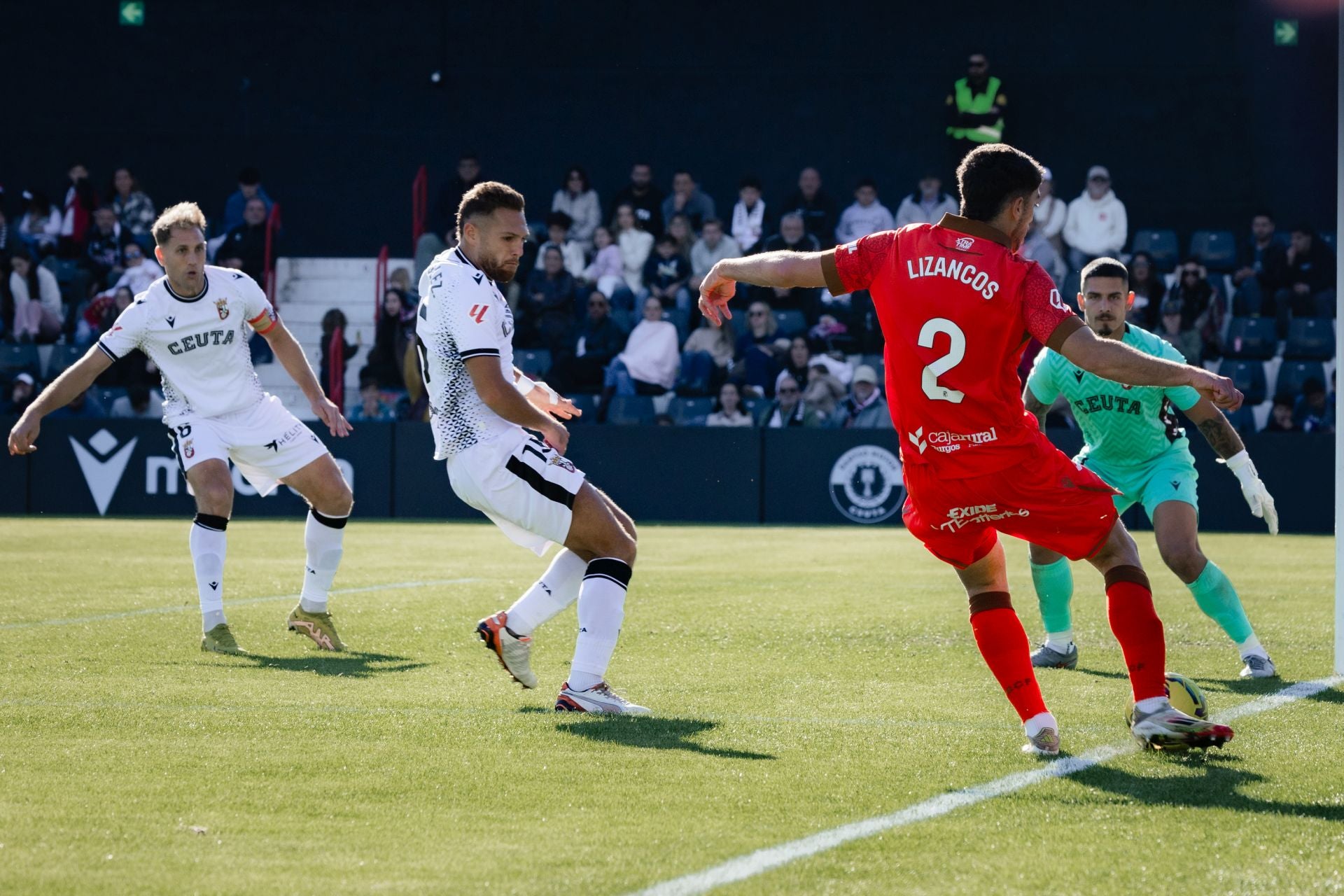 La derrota del Burgos CF en Ceuta, en imágenes