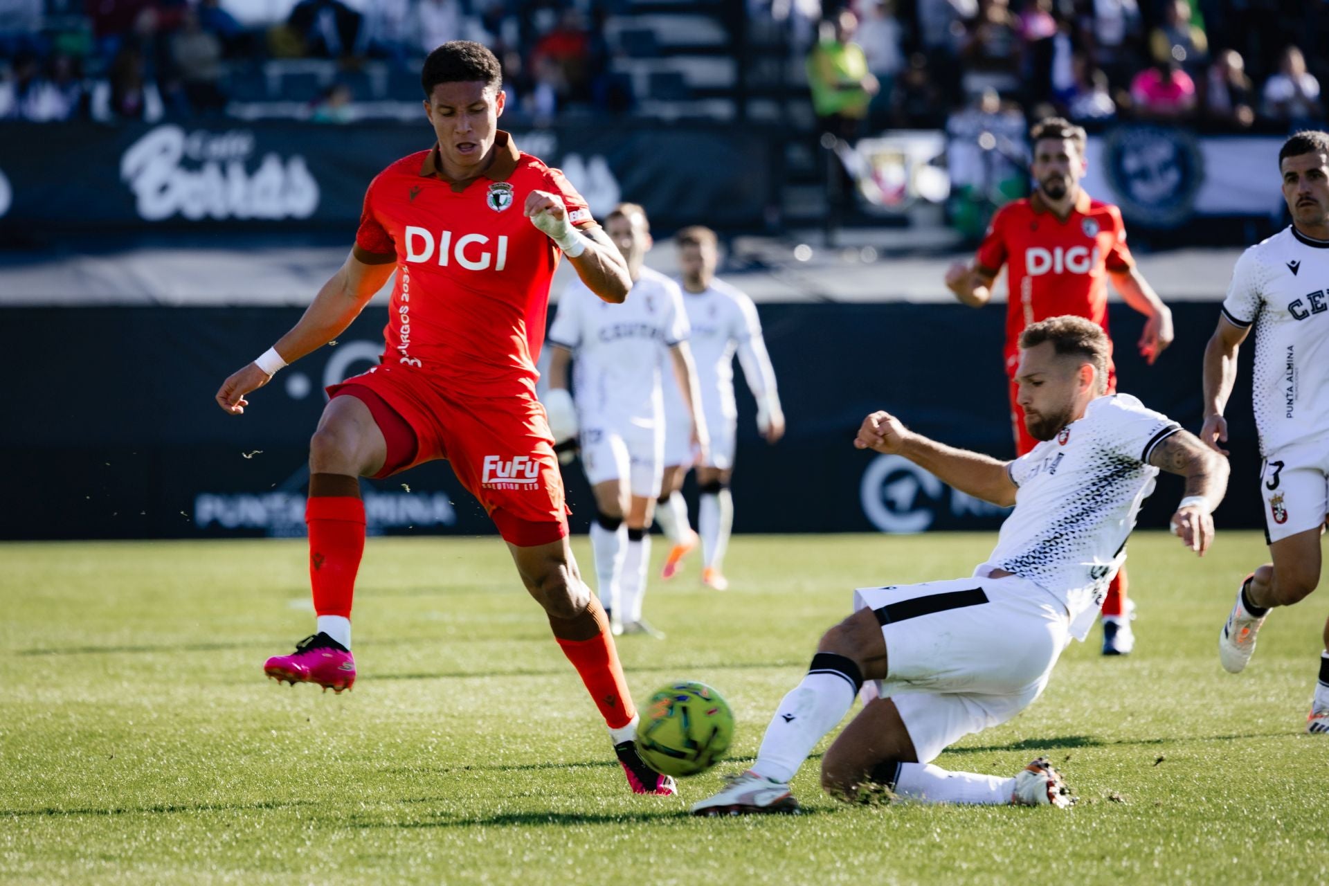 La derrota del Burgos CF en Ceuta, en imágenes