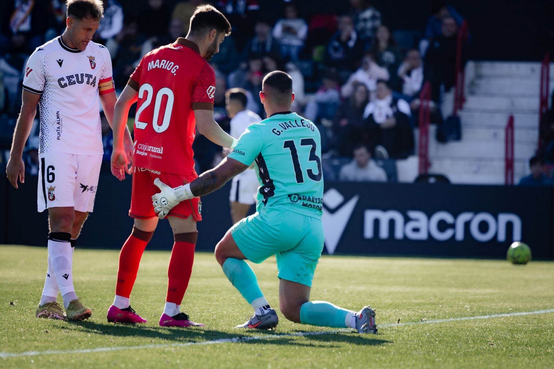 La derrota del Burgos CF en Ceuta, en imágenes