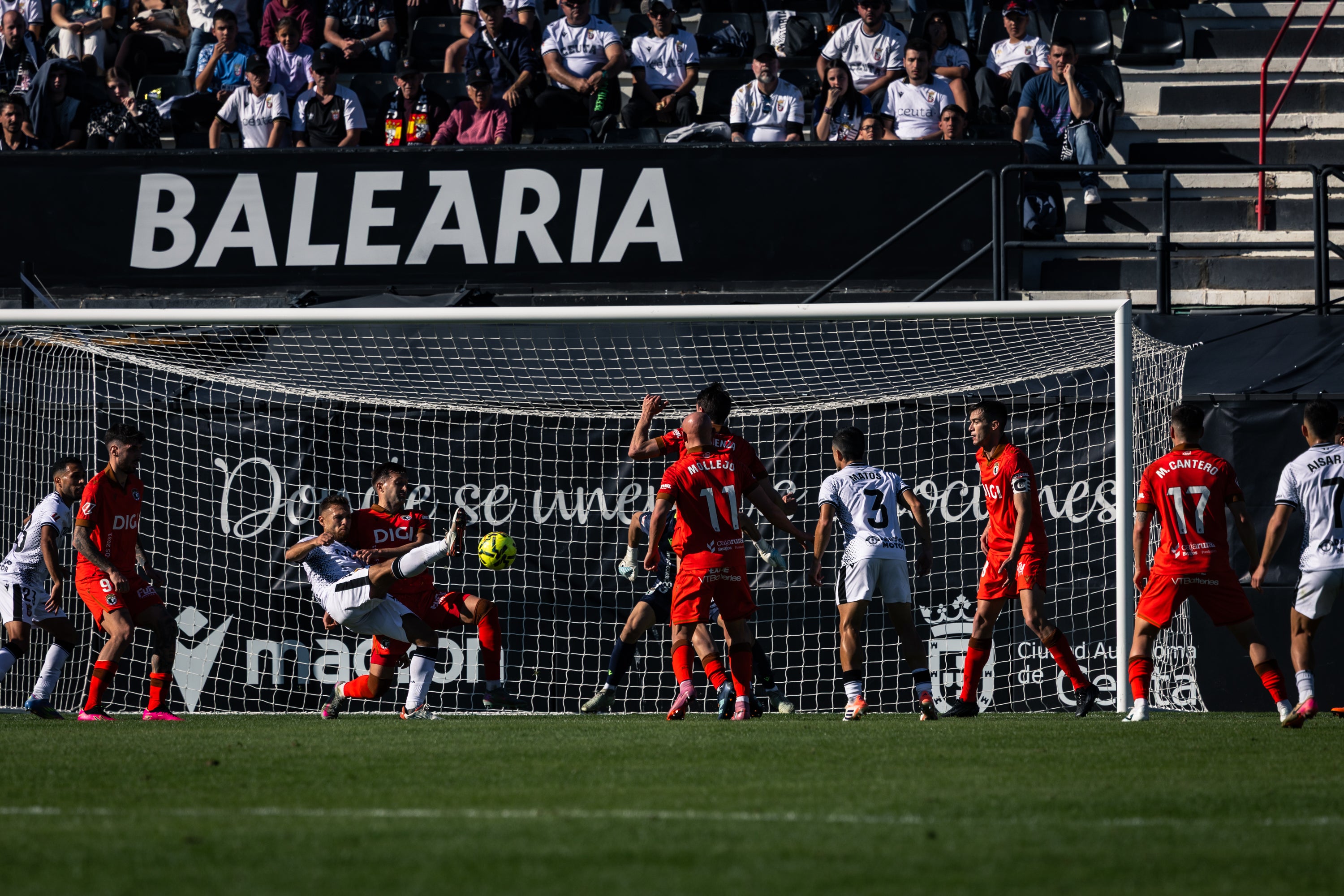La derrota del Burgos CF en Ceuta, en imágenes