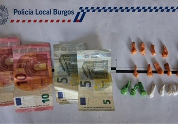 Detenido por tráfico de drogas tras un intercambio en un parque de Burgos