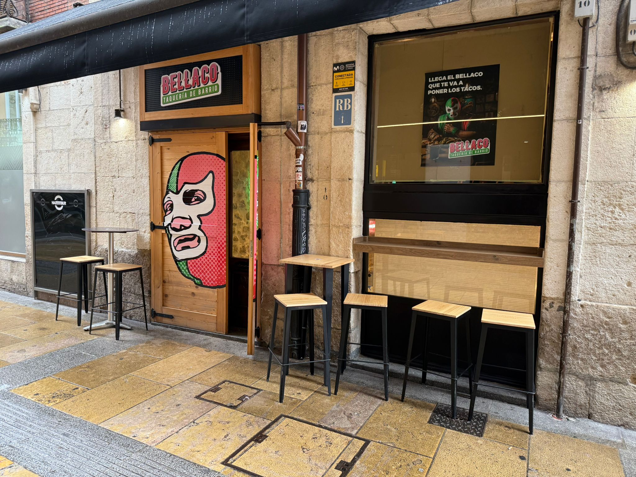 Fachada del restaurante burgalés, Bellaco