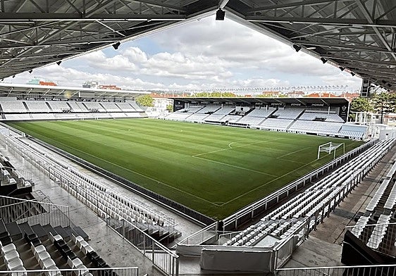 Vista del Estadio desde el palco norte.