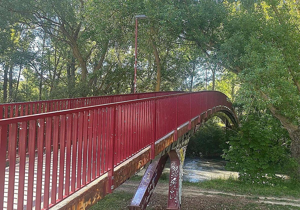 La pasarela a la altura de El Plantío, se renovará entera.