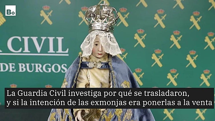 La Guardia Civil interviene m_s de 30 obras de arte sacro en los monasterios de Belorado y Ordu_a