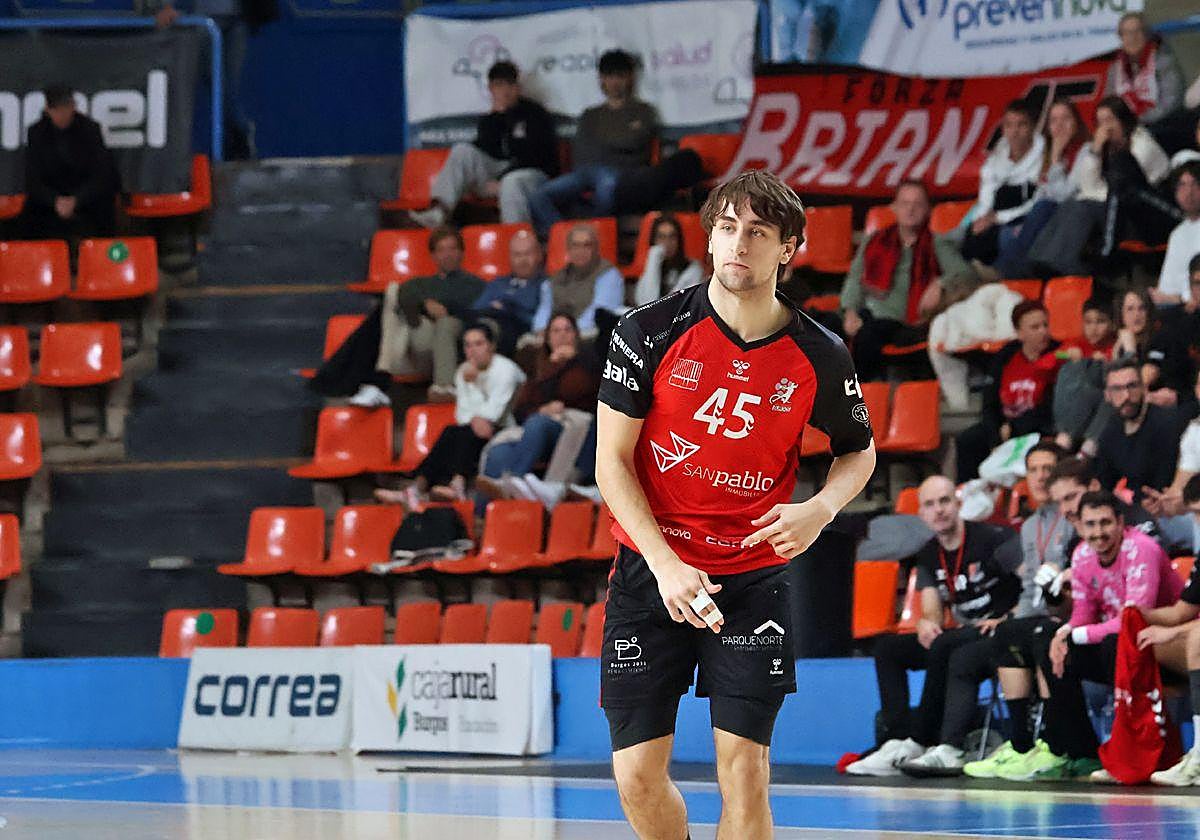 Brian Estébanez durante un encuentro.