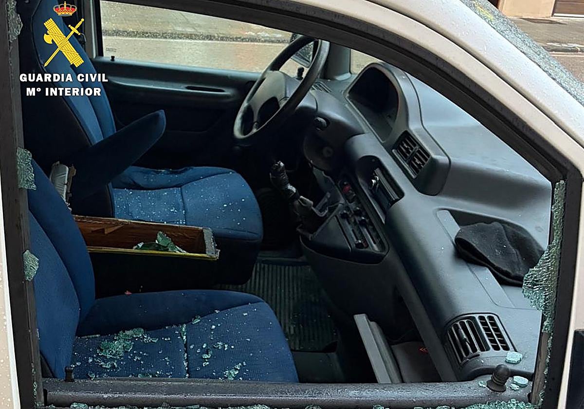 Furgoneta robada en la provincia de Burgos.