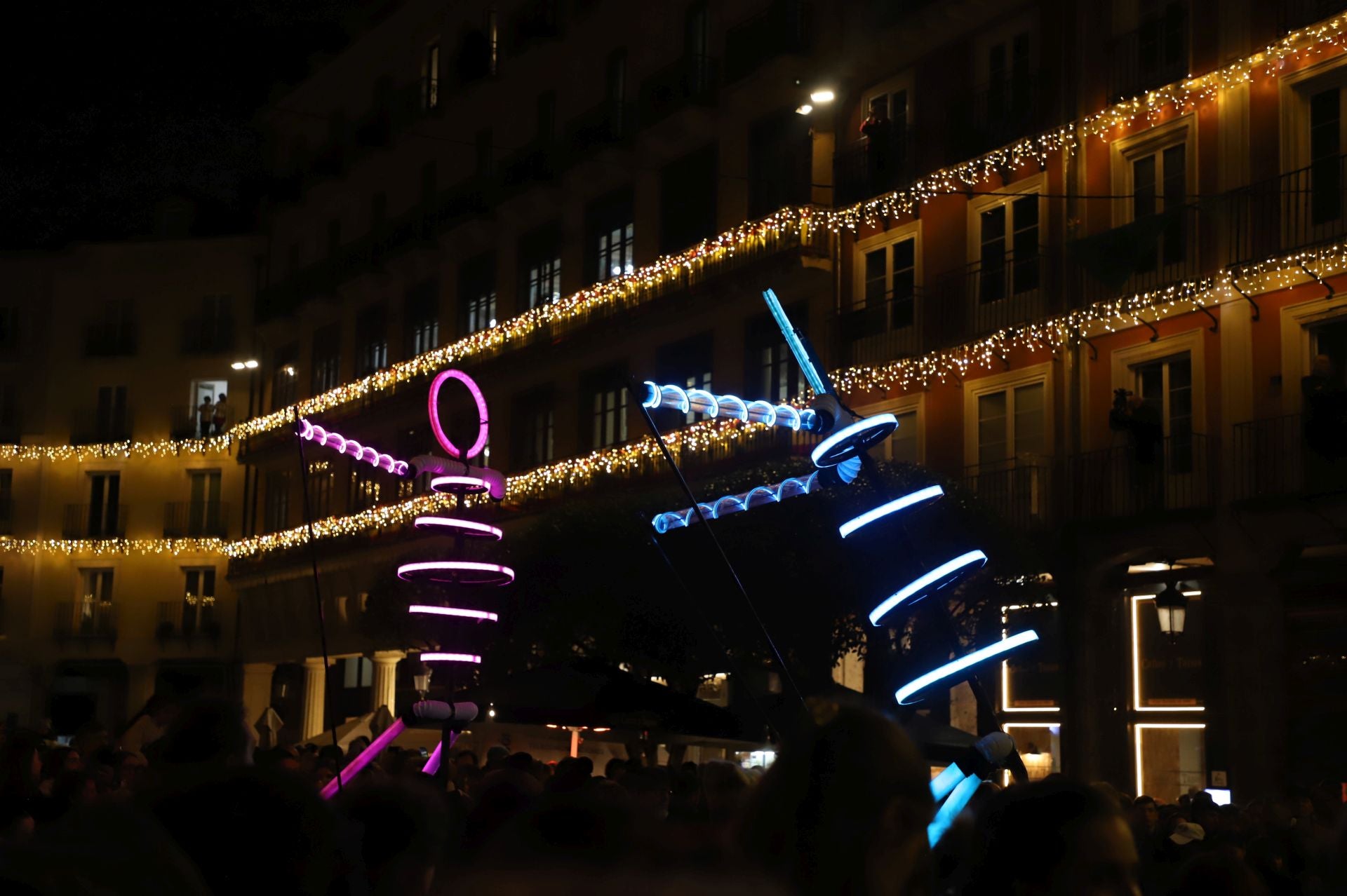 El encendido de las luces de Navidad de Burgos, en imágenes