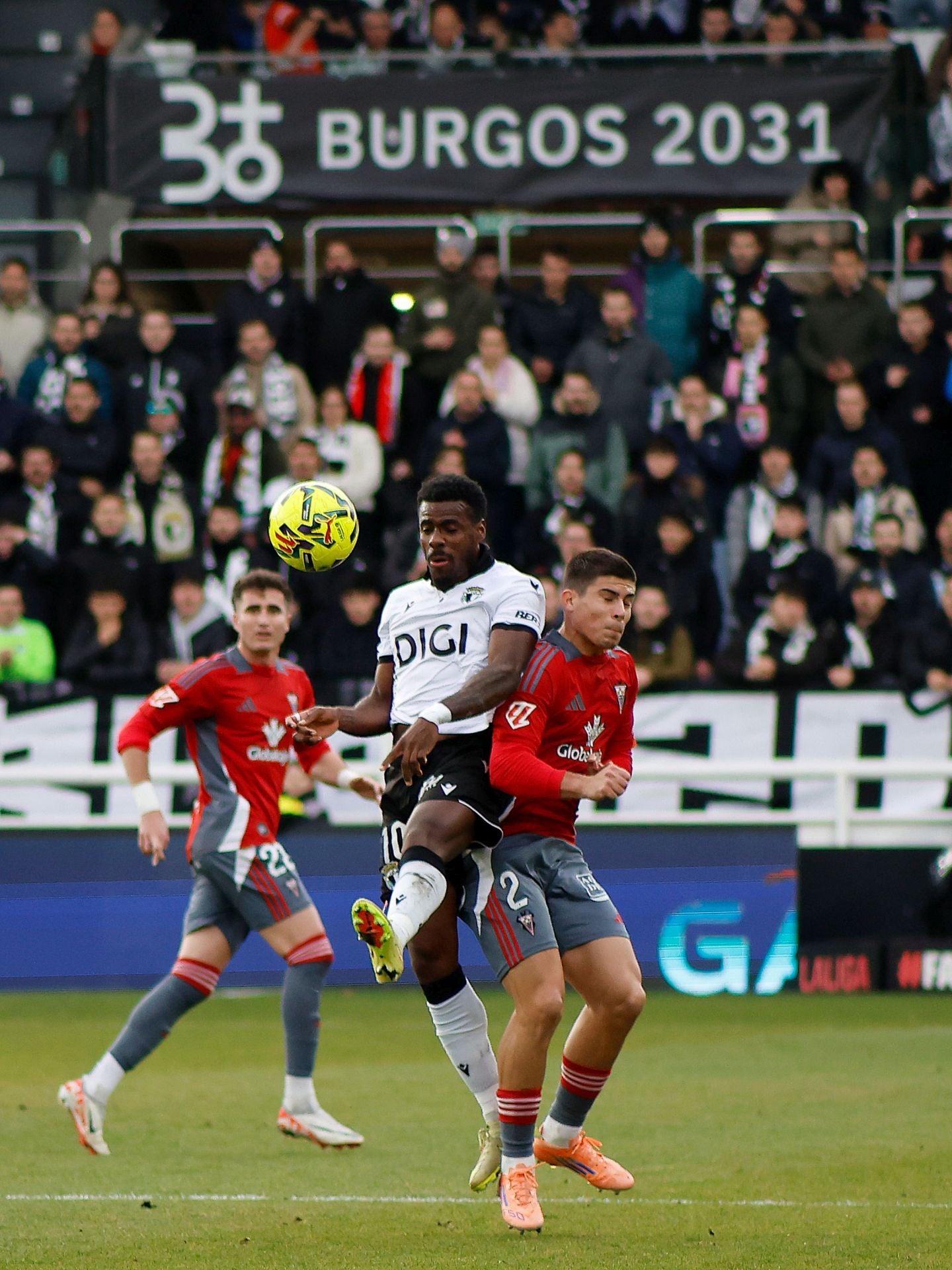 La derrota del Burgos CF contra el Albacete, en imágenes