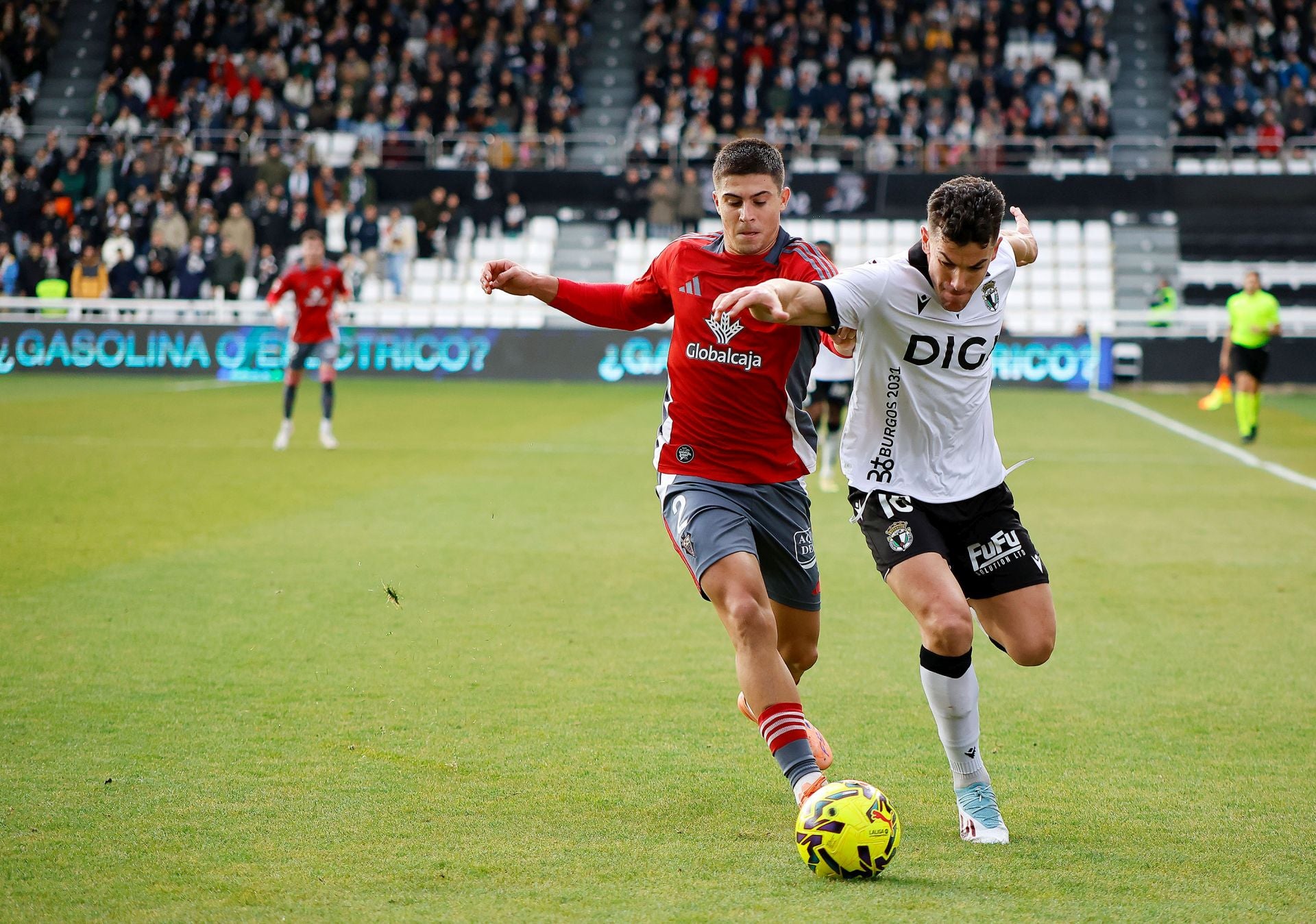 La derrota del Burgos CF contra el Albacete, en imágenes