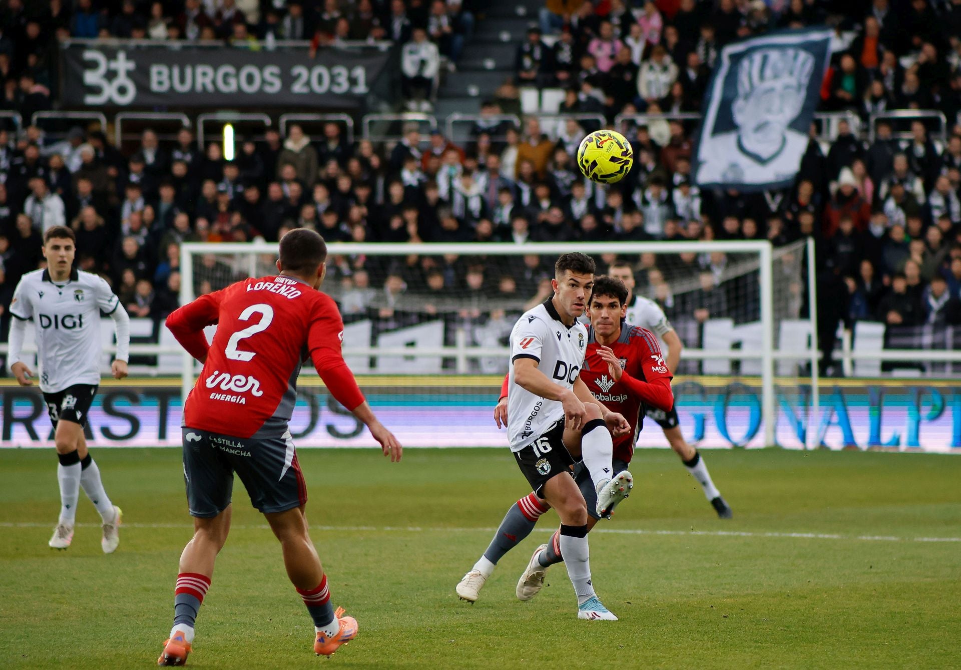 La derrota del Burgos CF contra el Albacete, en imágenes