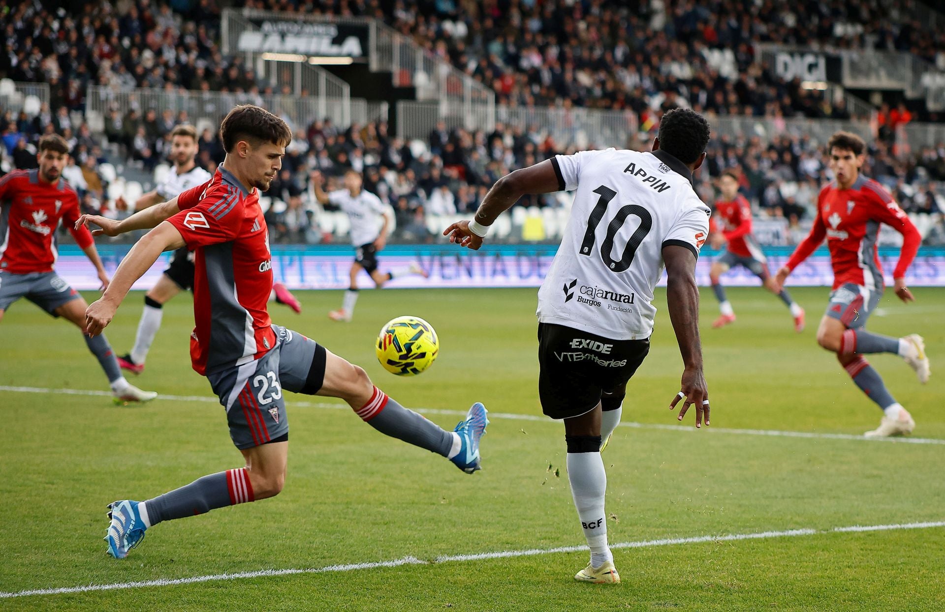 La derrota del Burgos CF contra el Albacete, en imágenes