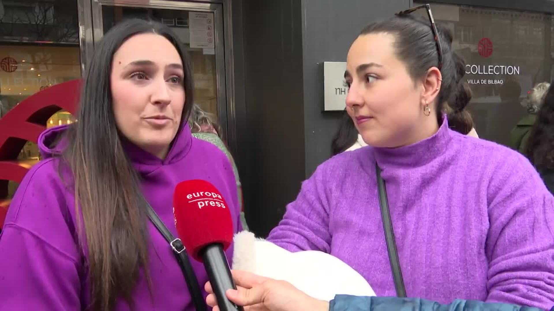Miles de personas se manifiestan en Bilbao bajo el lema 'Ante el fascismo, osadía feminista"