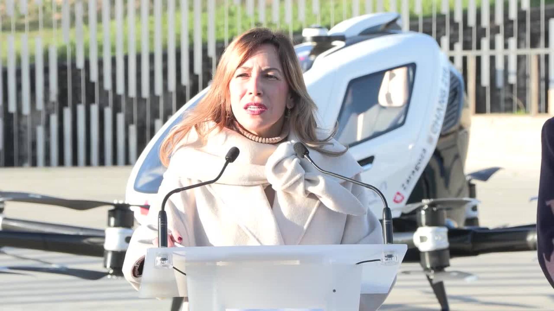 Un hito de la movilidad”: Zaragoza acoge el primer vuelo urbano de un dron de carga en Europa