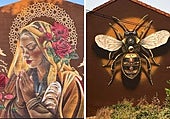 Los dos murales con sello de Burgos que aspiran a ganar el Oscar del arte urbano