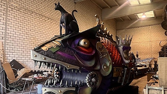 Así es la sardina de once metros que regresa para su quema al Carnaval de Burgos