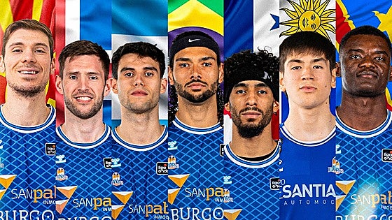 Siete jugadores del San Pablo Burgos, convocados en la ventana FIBA de febrero y marzo