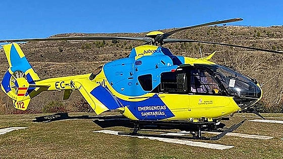 Trasladada en helicóptero una montañera herida tras caer en una zona de difícil acceso en Burgos